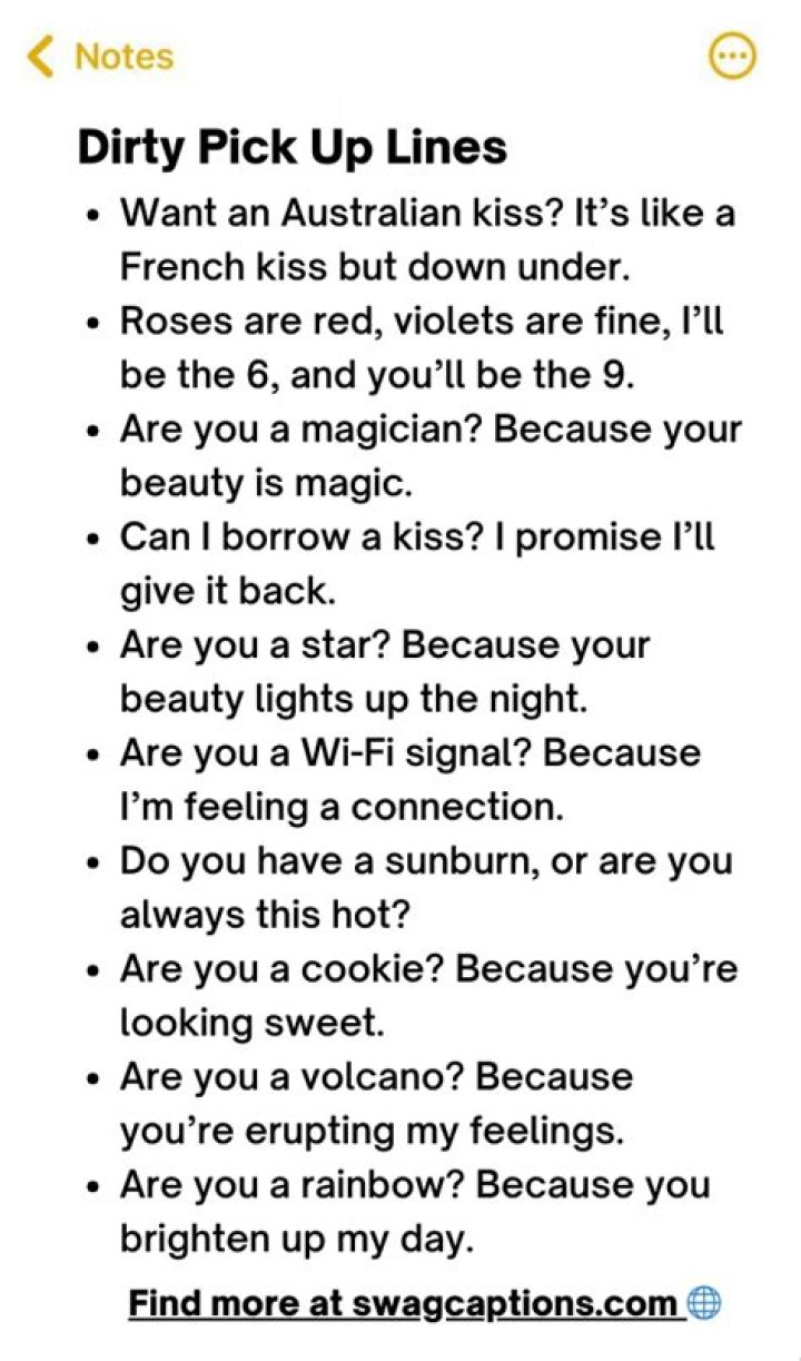 150 Dirty Pick-Up Lines That Guarantee a Good Time — Best Life