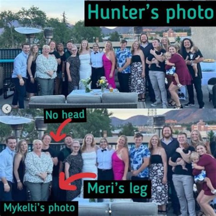 Did Sister Wives Star Mykelti Photoshop Meri Out Of A Wedding Photo?