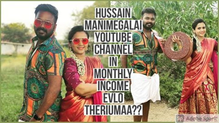 Hussain Manimegalai net worth, income and estimated earnings of Youtuber channel