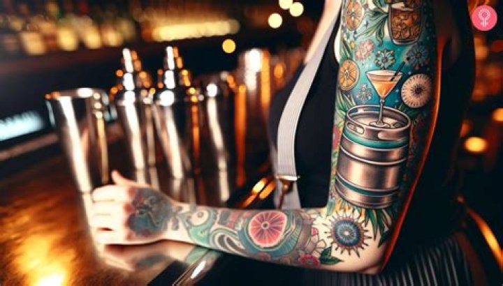 Renowned For Her Tattoos, The Bartender Owns Happy Accidents Bar In Albuquerque!