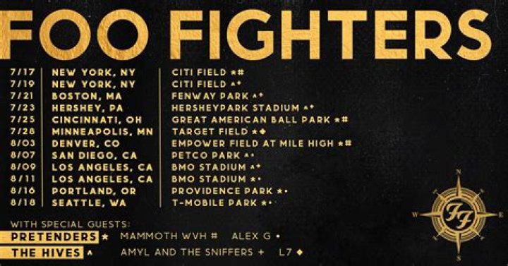 The Foo Fighters Announce A U.S. Stadium Run For 2024